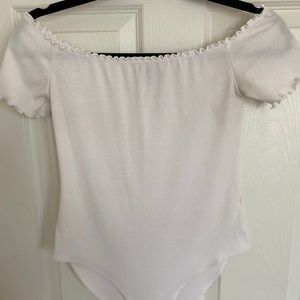 Off the shoulder bodysuit